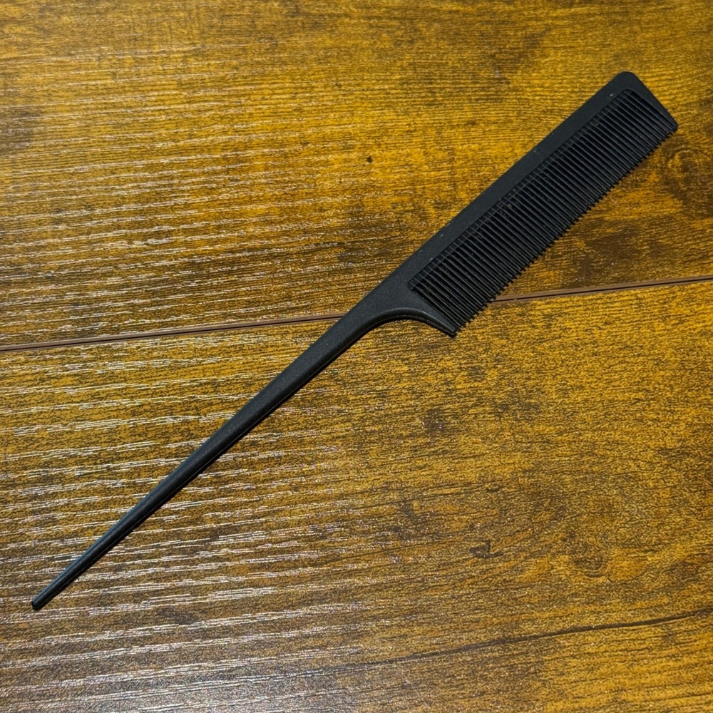 Professional Black Rat Tail Comb Fine Tooth Hair Styling Sectioning Tool Parting
